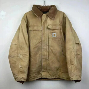 Vintage Carhartt Men's Insulated Work Jacket - Durable and Versatile